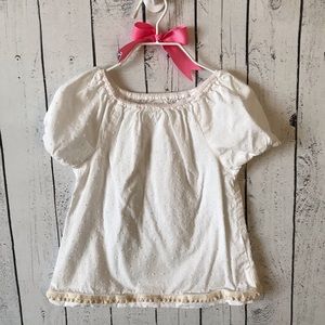 💕Size 4 Persnickety white top!